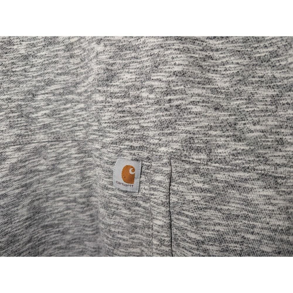 Carhartt Newberry Pullover Hoodie Womens Small Youth L Gray Marled Relaxed Fit - Picture 8 of 9